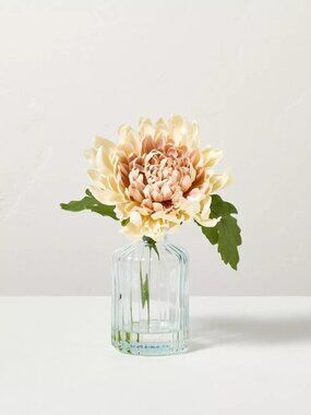 7.5" Mini Faux Tan Chrysanthemum Flower Arrangement - Hearth & Hand Magnolia